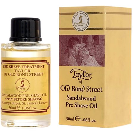 Taylor Of Old Bond Street Pre-Shave Oil 30 ml Sandeltræ, Mænd, Barbering, Skum, Sprit & Gel