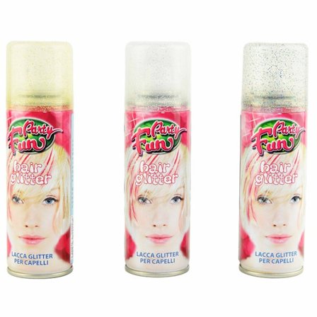 Party Kalas 32302 Make Up Hårspray Hairspray GLITTER 125ml Välj