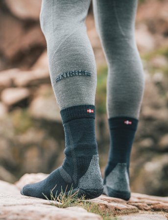 Danish Endurance Hiking Classic Socks 3-Pack - Black - 35-38