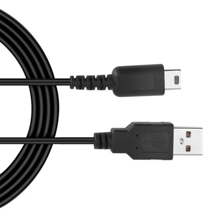 USB-lader strømkabel ladeledning fleksibilitet ladekabel erstatning for håndholdt konsoll ladekabel