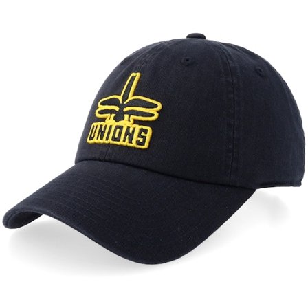 American Needle - Nero unconstructed Cappellino - Tombow Union Ballpark Black Dad Cap @ Hatstore