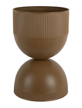 present time Plant Pot Tonar Medium - Brown - H 39CM