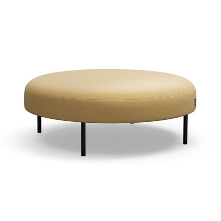 Hocker, VARIETY, Ø 1200mm, Stoff Pod CS, gelb