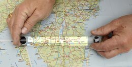 Lupenlineal für Magnetplatte