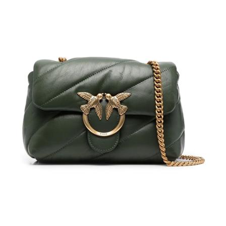 Pinko, Cross Body Bags Zielony, Kobieta, Rozmiar: ONE Size