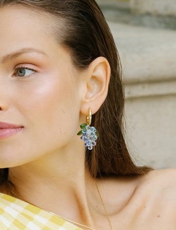 ANNELE Blueberry Jelly Earrings - Blue - ONE SIZE 4