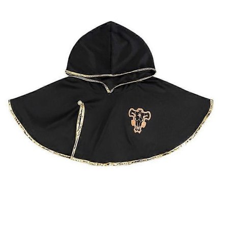 Black Clover Asta/Yuno Viitta Cosplay Cape Musta Härkä Taikurit Ritarit Uniformu - Täydellinen