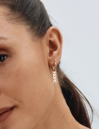 Edblad Hope Hoops Gold - Gold - ONE SIZE