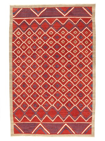 Tkany Ręcznie Kilim Nowoczesne Dywan 203X307 Wełniany