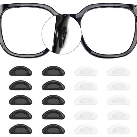 20 par brille-nese pads, silikon, anti-skli for briller