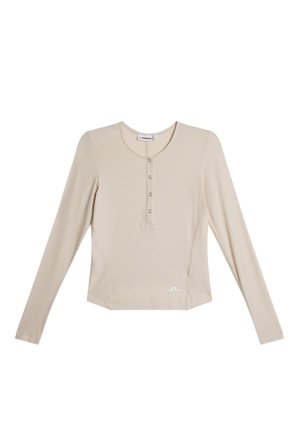 J.Lindeberg - Sanna Rib Henley LS - Fashion - Grey - Women - S