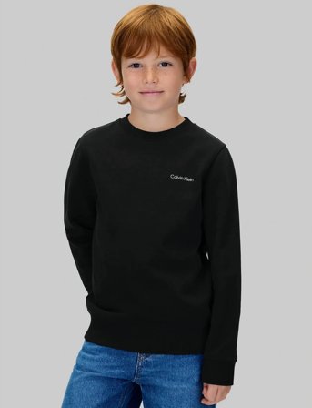 Calvin Klein Chest Inst. Logo Regular Cn - Black - 128