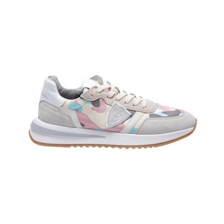 Philippe Model Tropez 2.1 Camouflage Sneakers , Grijs , Dames , Maat: 40 EU