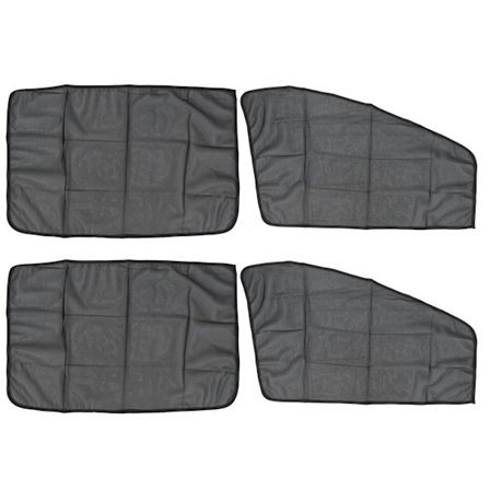 4 stk magnetiske solskjermer for bilvinduer, universell UV-beskyttelse for side-, front- og bakvinduer