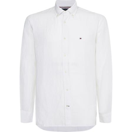 Tommy Hilfiger Slim Garment Dyed Shirt Hvid, Herre Skjorter