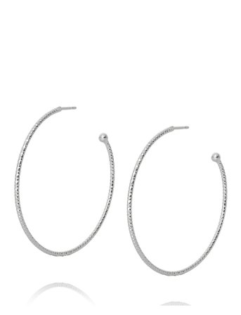 Caroline Svedbom Evita Loop Earrings - Silver - ONE SIZE