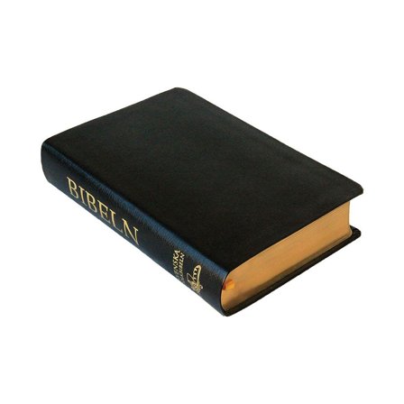 Svenska Folkbibeln 2015 Mellanformat, svart äkta skinn, ISBN: 9789198466683