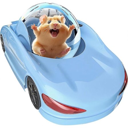 Hamster Løbebold, Interaktiv Hamster Fitness Rullebold, Hamster Sport Hjul Løbebold, Bil Rullelegetøj til Hamstere Gerbiler Mus