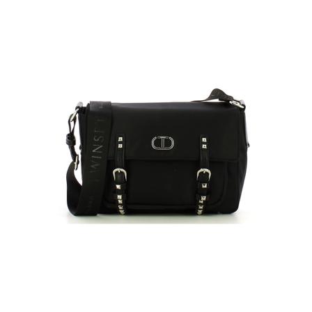 Twinset, Cross Body Bags Zwart, Dames, Maat:ONE Size