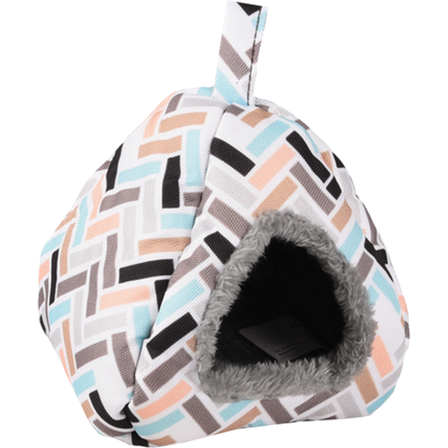 Flamingo - Hamster-iglo med Clavio-mønster 13 x 13 x 15 cm - Smådyr - Hus & Burinteriør - Senger og Hengekøyer - ZOO.no