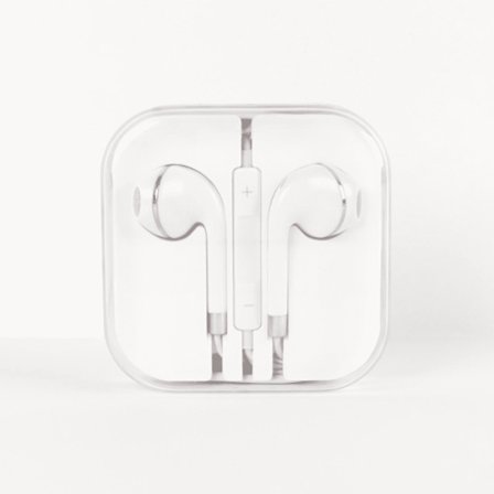 Hörlurar In-Ear med Mikrofon - 3,5 mm - Vit/Rosa