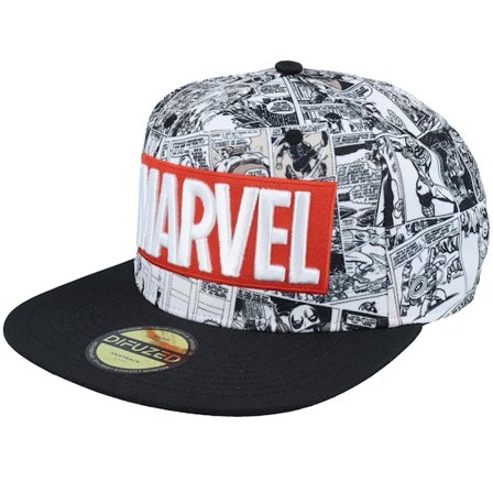 Difuzed - Multi snapback Czapka Z Daszkiem - Marvel Classic Logo Grey Snapback @ Hatstore