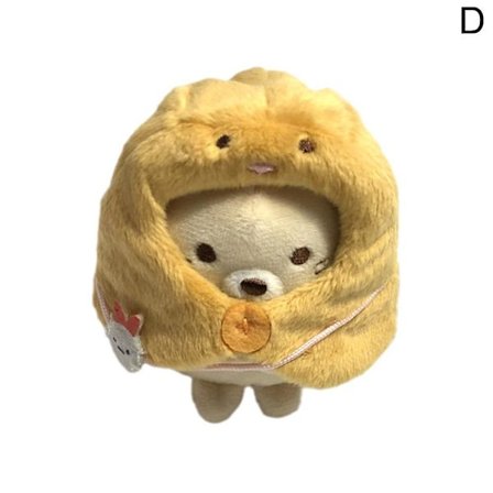 Sumikko Gurashi plysch nyckelring mjuk leksak hänge fylld kappa docka födelsedagspresent till barn