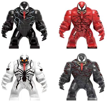 4 stk Venom Riot Monteringsleker Barn Monteringsleker [HK]