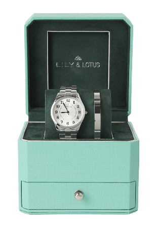 Lily & Lotus Klocka i rostfritt stål I23114 Klockor Dam Silver ONESIZE