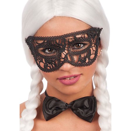 Ansiktsmask - Mask in black lace