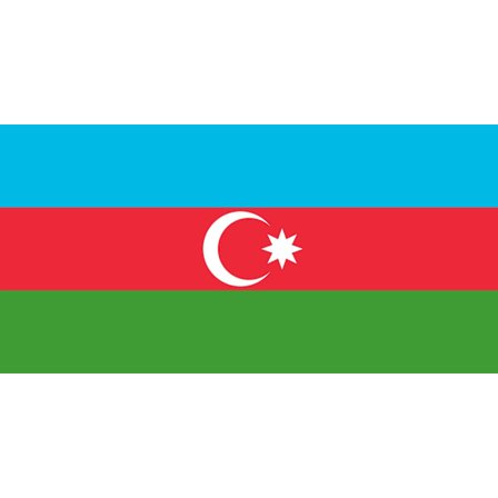 Flag for Aserbajdsjan