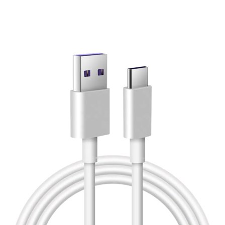 SuperCharge USB-C-kaapeli 5A, 25W, 2m - valkoinen