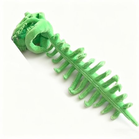 1 stk. Dinosaur Knogle Kostume - Realistisk Dinosaur Skelet Outfit med Pigget Ryg, Holdbart Akryl Dinosaur Kostume til Halloween, Cosplay, Fester