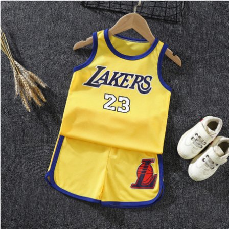 Lasten Koripalloasu Urheiluvaatesetti Keltainen