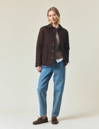 Lexington Clothing Classic Quilted Jacket - Brown - L