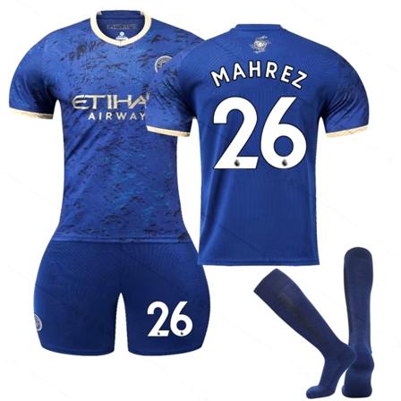 22/23 New Season Home Year of the Rabbit Edition Manchester City F.C. MAHREZ nr. 26 børnetrøjepakke Barn-18