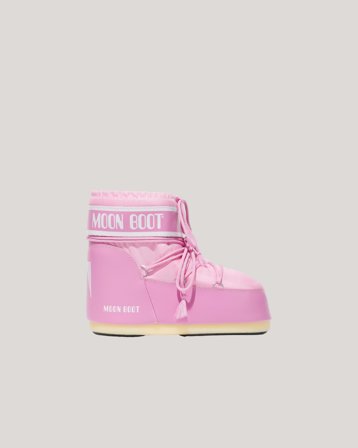 Moon Boot MB ICON LOW NYLON Rosa Sko Jente - Kids Brand Store