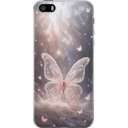 Kompatibelt Mobilskal till Apple Apple iPhone SE (2016) Fjäril