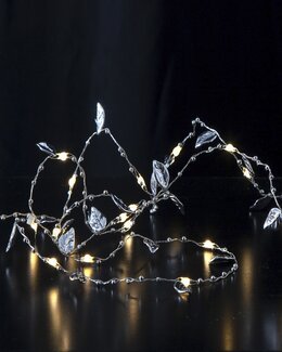 Lyskæde Dew drop Hvid