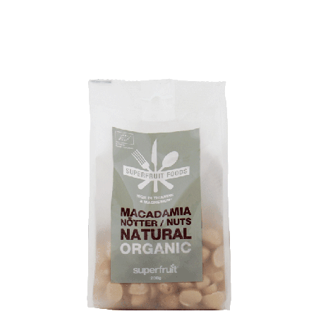 Superfruit Foods Macadamianötter Naturella 200g