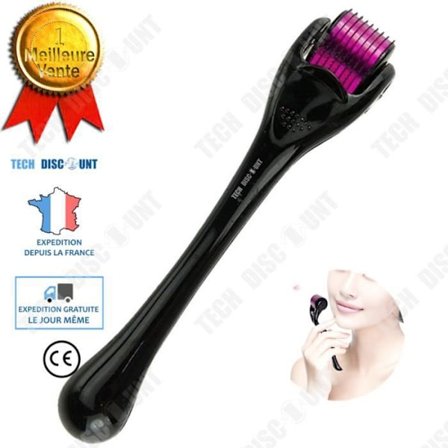 Microneedle roller - TD - 0.5mm - Rustfrit stål - Hypoallergen - Anti-rynker