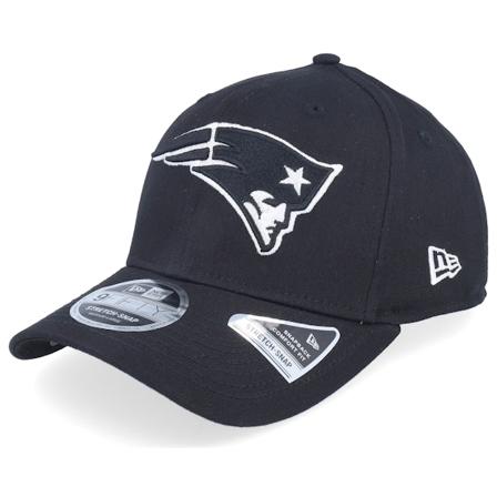 New Era - NFL Schwarz adjustable Cap - Hatstore Exclusive x New England Patriots Essential 9Fifty Stretch Black Adjustable @ Hatstore