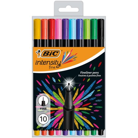 BIC Intensity Fineliner Lot de 10