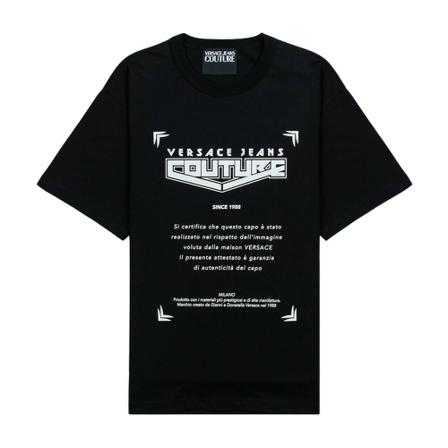 Versace Jeans Couture - T-shirts - Svart - Herr - Storlek: M, Herr, Storlek: M