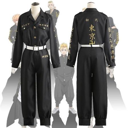 Anime Tokyo Revengers Ken Ryuguji Tokyo Manji Gang Cosplay Costume Shirt Bukser Uniform Draken Manjiro Sano Halloween Cosplay XXL