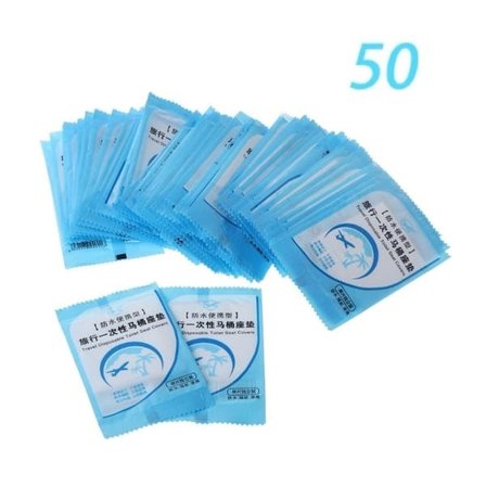 50-pak - Toiletsædebeskyttere / Toiletsæde - Beskyttelse Toilet—pa