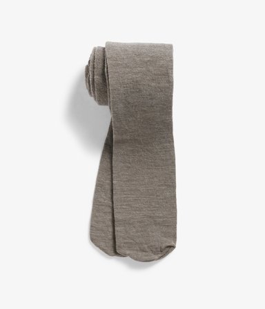 Kappahl | Rajstopy z mieszanki wełny Brązowy melanż L | Brązowy melanż