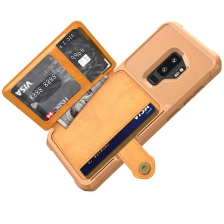 Samsung Galaxy S9+ - Professionellt Skal med Kortfack