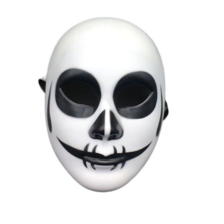 Ondskap Smiley Maske Horror Killer Gud Maske Halloween Film Kostyme Cosplay Maske