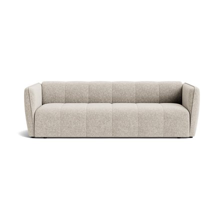 Calma 3 personers sovesofa, opbevaring - Genesis Grå/Beige - 239x112x70 - Sofa, sovesofa